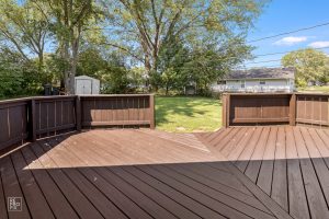 Terrace before custom virtual staging.