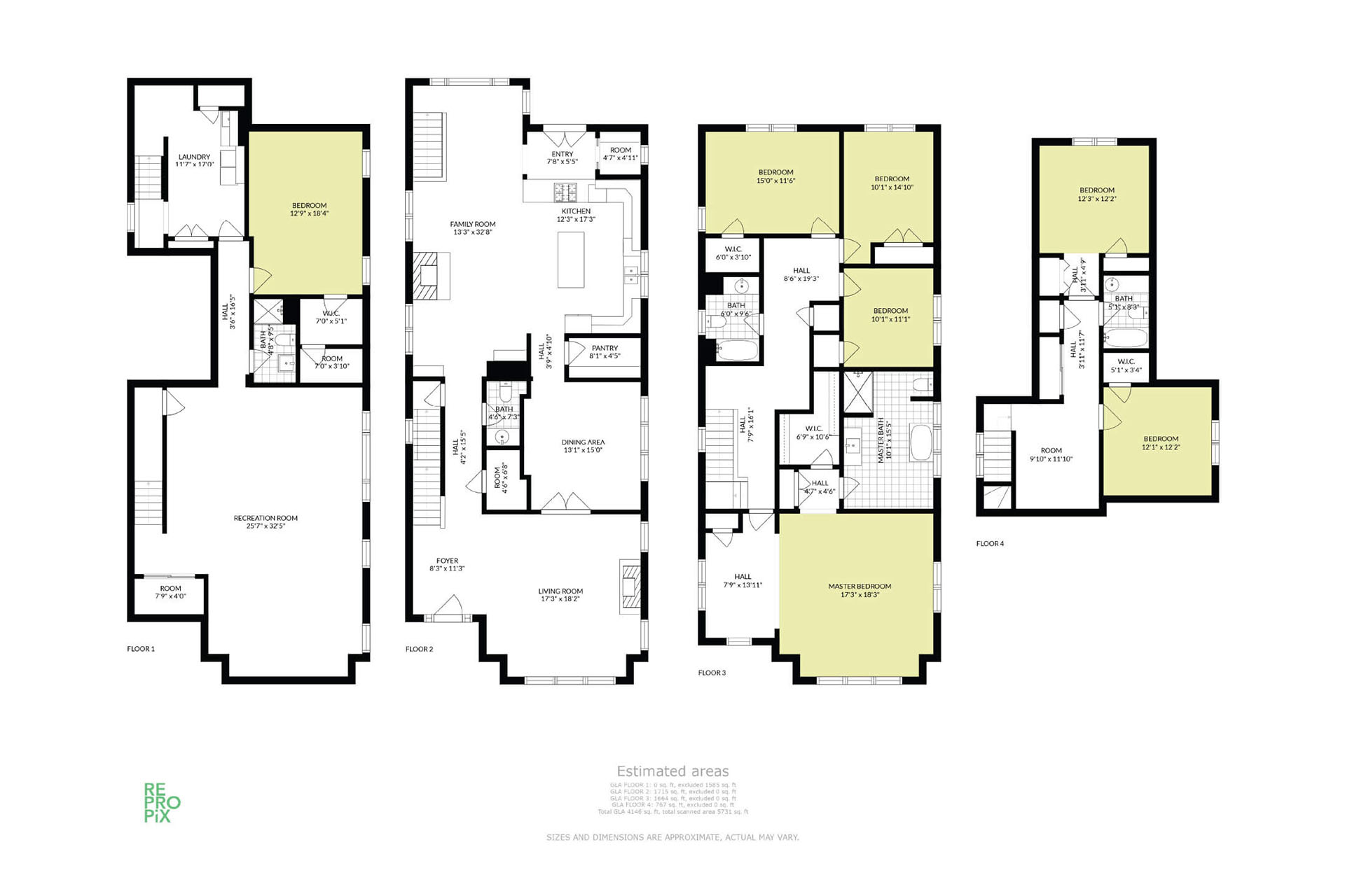 Repropix Corp. Floor Plans