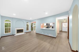 An example of an apartment before virtual staging.