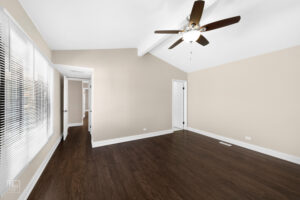 Bedroom before custom virtual staging.